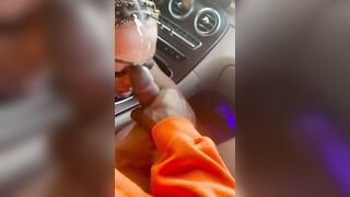 Cum On Black Girls: Driver Facial #3