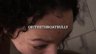 Cum On Black Girls: Giving head in the shower #2