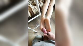 Cum On Soles: Love cum on my feet???? #3