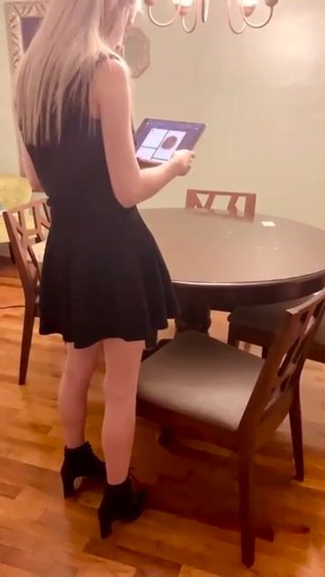 Takes A Creampie While Browsing Social Media...