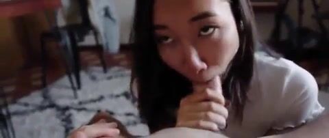 Cutie Asian Makes Boyfriend Cum