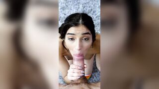 Cumshots: Looking up, she wants every drop #4