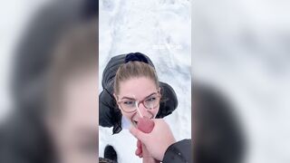 Cumshots: I LOVE getting my face covered in cum, especially in public ???? #3