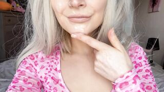 Cumshots: I’m happiest with my face covered in cum #2