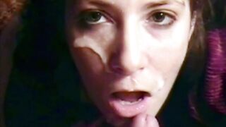 Cumshots: Milf takes cum on her face! #4